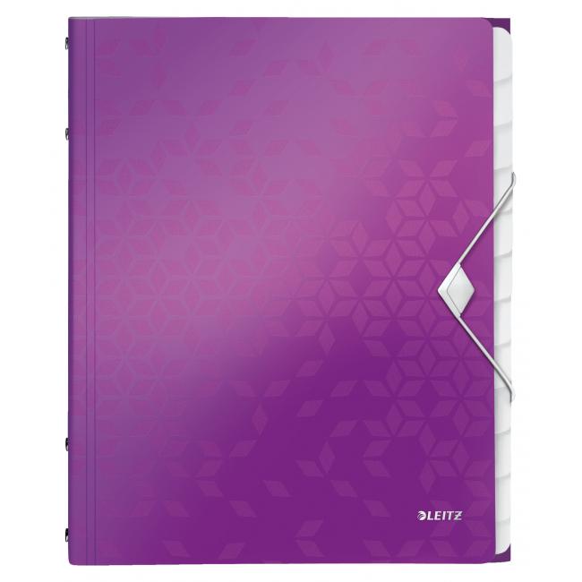 [ES463462] Leitz WOW 12-seitiger Ordner, Magenta