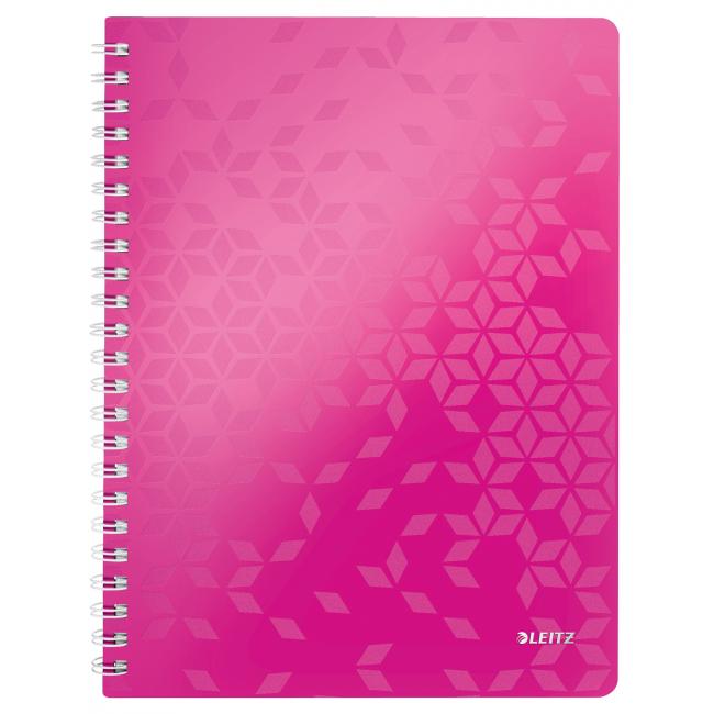 Leitz WOW A4 linierter Notizblock rosa