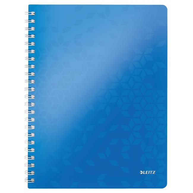 Leitz WOW A4 linierter Notizblock blau