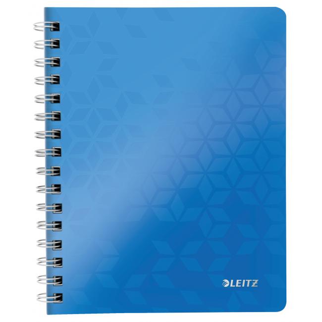 [ES463936] Leitz WOW A5 Notizblock, liniert, metallisch blau