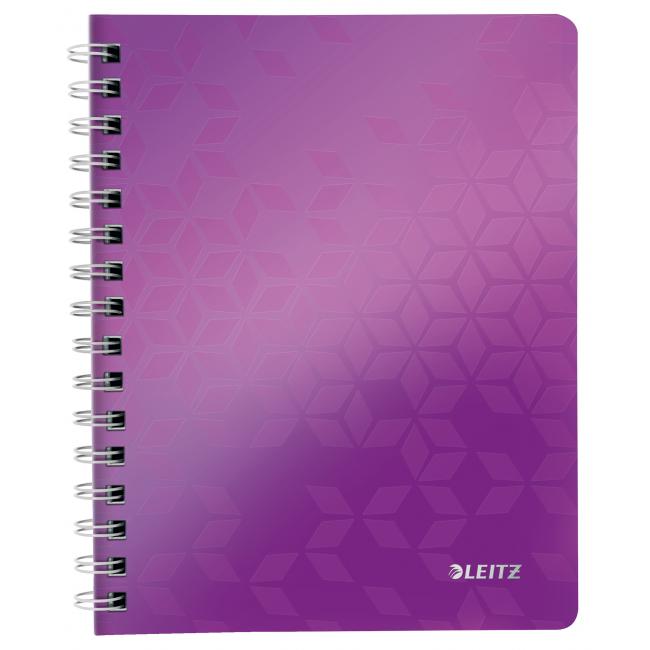 Leitz WOW A5 Notizblock, liniert, lila