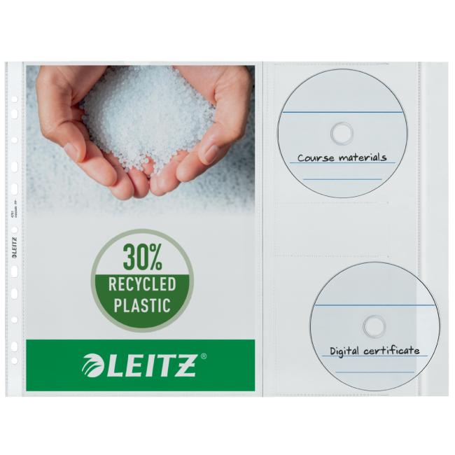Eurocover Leitz Combo A4 für CD 120 µm 5 Stück