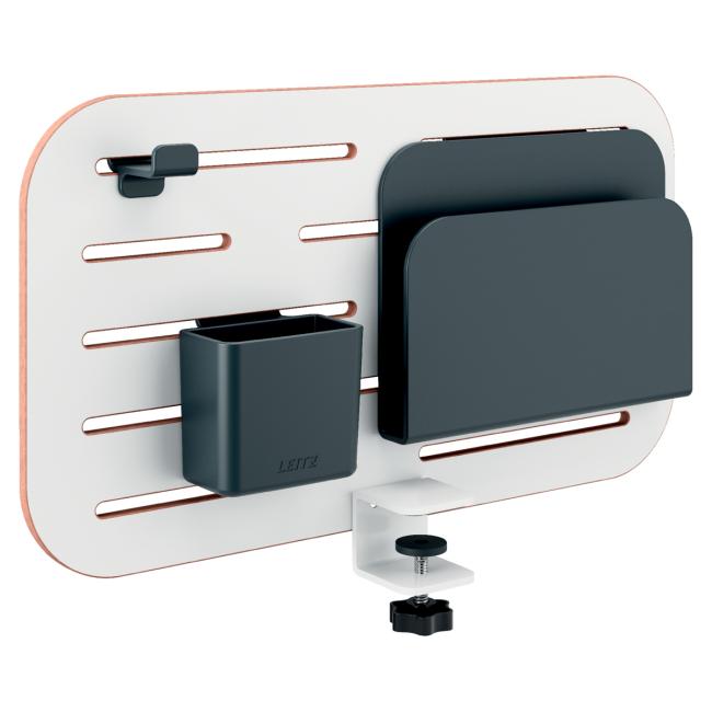 Leitz Ergo kleiner perforierter Schreibtisch-Organizer weiß