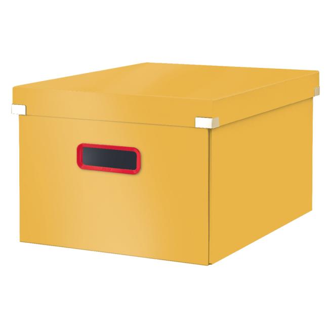 [ES480019] Click & Store A4 Leitz Cosy Medium Box Warm Yellow