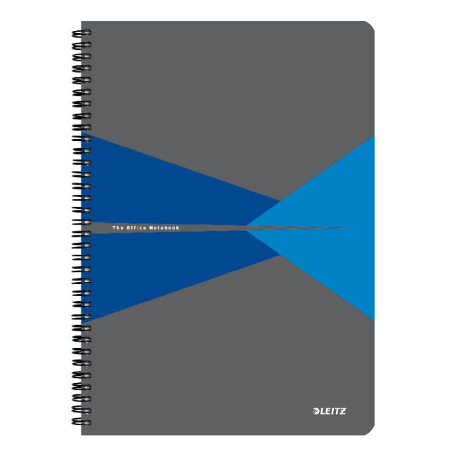 Leitz Office Card A4 Block, 90 Blatt, liniert, blau