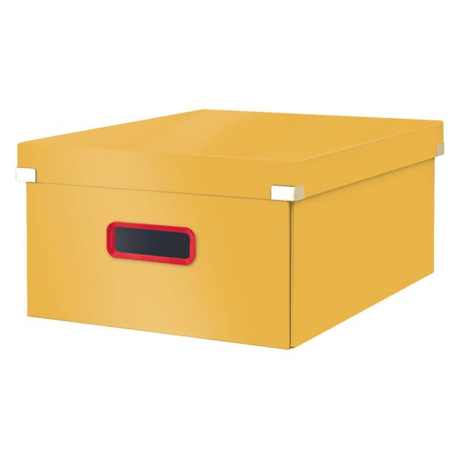 Große Click & Store A3 Leitz Cosy Box in warmem Gelb