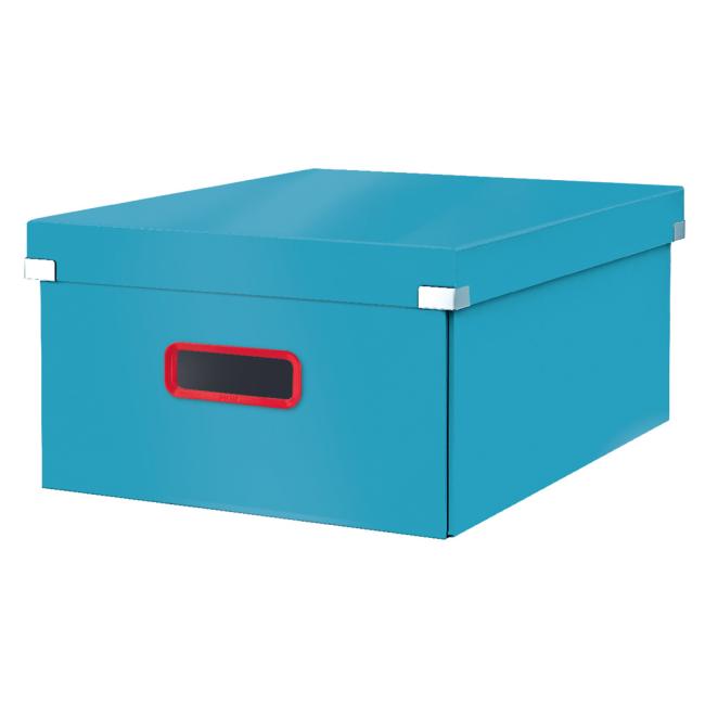 Große Click & Store A3 Leitz Cosy Box in ruhigem Blau
