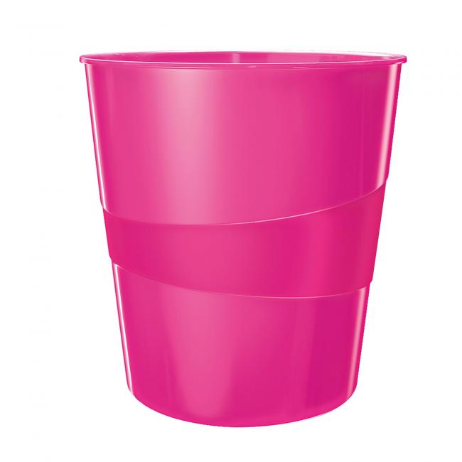 [ES527823] Leitz WOW 15 ℓ Kunststoffkorb rosa