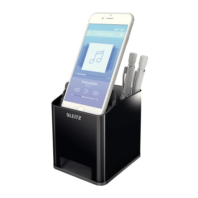 [ES536195] Leitz WOW Musikstiftständer schwarz