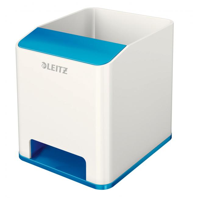 [ES536336] Leitz WOW Musikalischer Stiftehalter, Metallicblau