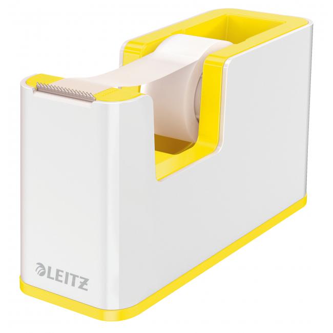 Leitz WOW Klebebandabroller weiß/gelb