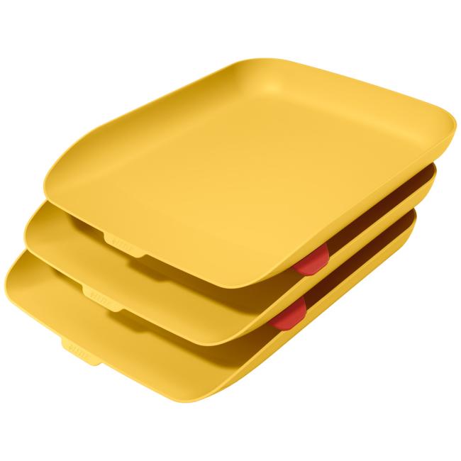[ES582019] Leitz Cosy Tablett, warmgelb, 3-teilig