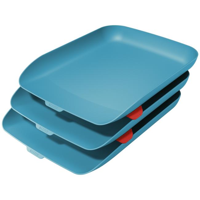 Leitz Cosy Tablett, ruhigblau, 3-teilig