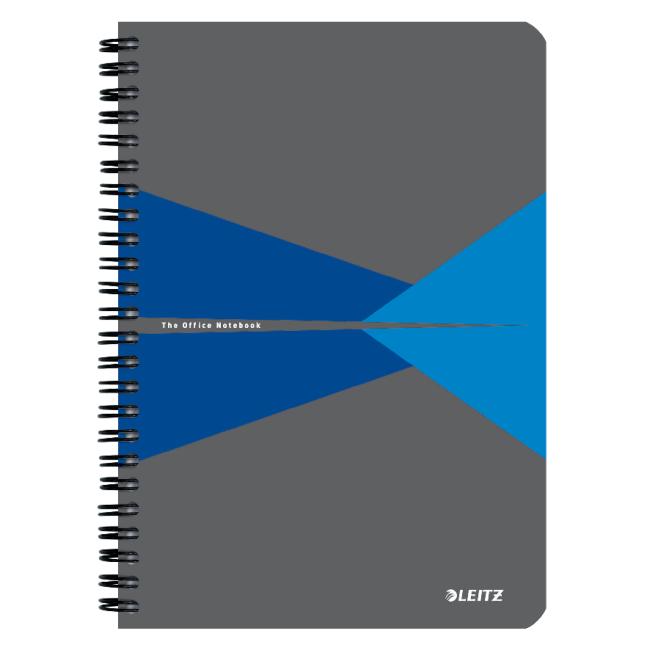 Leitz Office Card A5 Block, 90 Blatt, liniert, blau