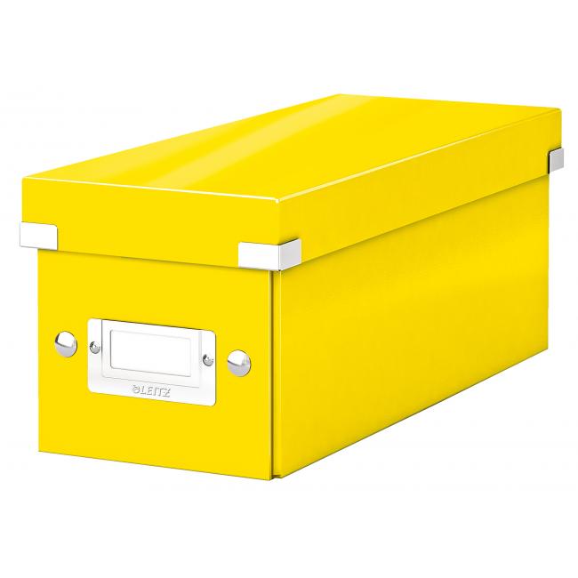 [ES604116] Click & Store CD-Box gelb