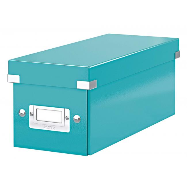 [ES604151] Click & Store CD-Box eisblau