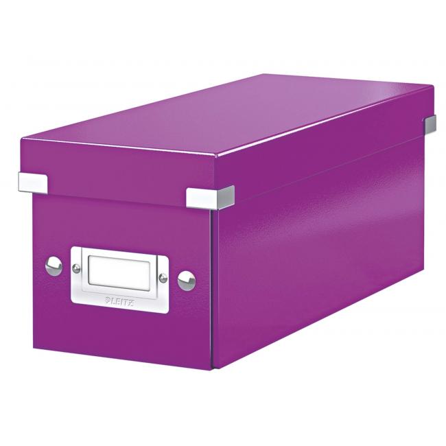 CD-Box Click & Store lila