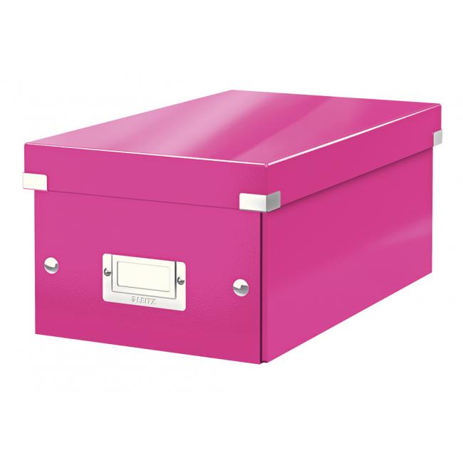 [ES604223] DVD-Box Click & Store WOW pink