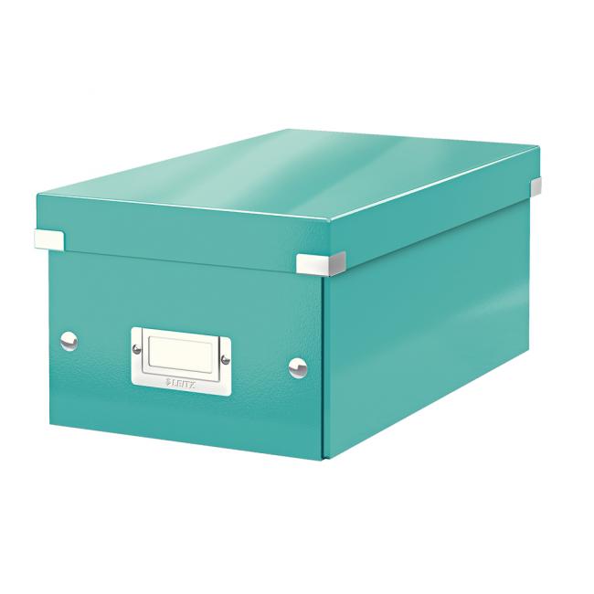 DVD-Box Click & Store WOW Eisblau