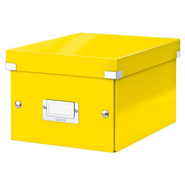 [ES604316] Kleine Click & Store-Box, metallisch gelb