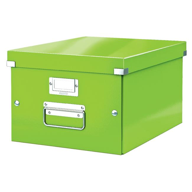 [ES604464] Mittlere Click & Store-Box, metallisch grün
