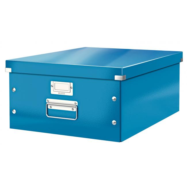 Große A3 Click & Store Box blau