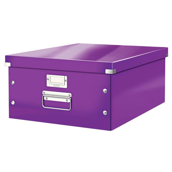 [ES604562] Große A3 Click & Store Box, lila
