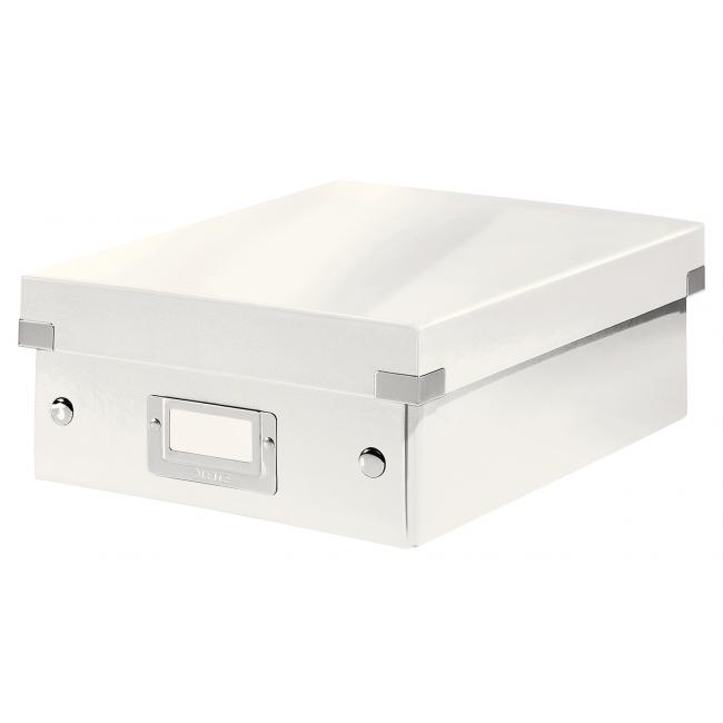 [ES605701] Kleine Click & Store Aufbewahrungsbox, weiß