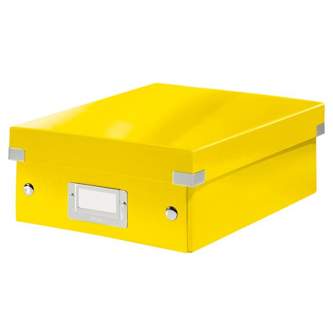 [ES605716] Kleine Click & Store Aufbewahrungsbox, gelb