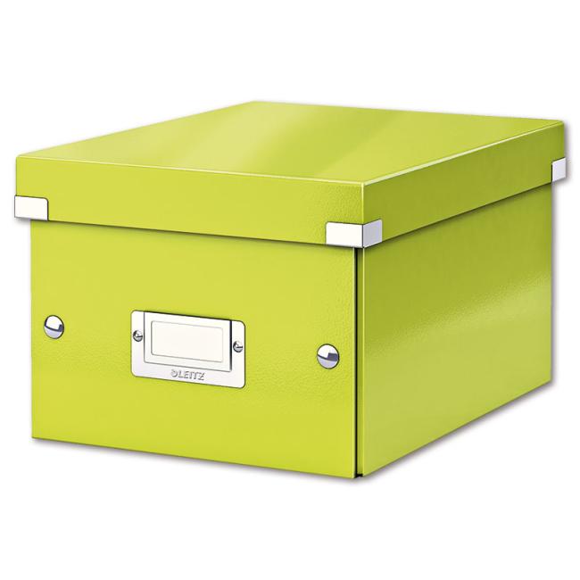 [ES605764] Kleine Click & Store Aufbewahrungsbox, metallicgrün
