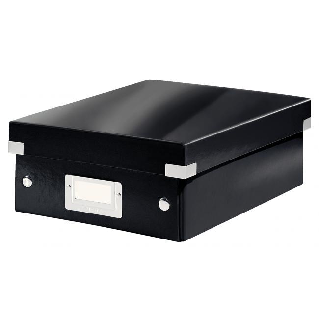 [ES605795] Kleine Click & Store Aufbewahrungsbox, schwarz