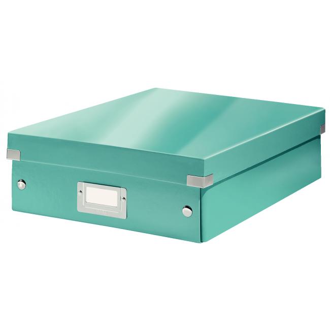 [ES605851] Click & Store Aufbewahrungsbox, mittelgroß, eisblau