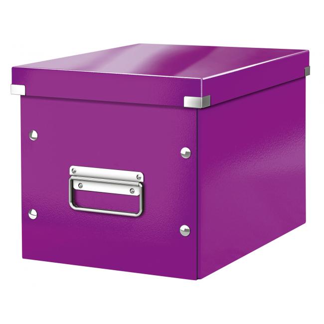 [ES610962] Quadratische Box A5 (M) Klicken und Speichern Lila
