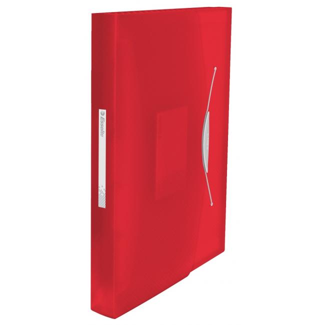 [ES624016] Kunststoff-Aktentasche mit Fächern, Esselte VIVIDA rot