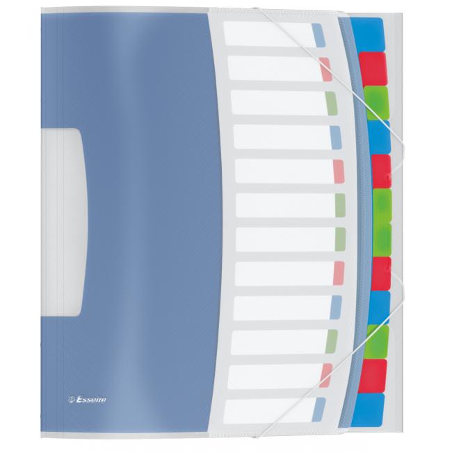 [ES624030] Sortierbuch 12 Esselte VIVIDA blau