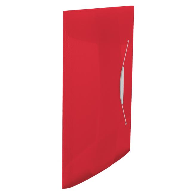 [ES624042] Kunststoffhülle mit Gummiband Esselte VIVIDA rot