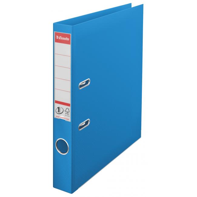 [ES624071] Hebelordner Esselte Nr. 1, komplett aus Kunststoff, 5 cm, VIVIDA blau