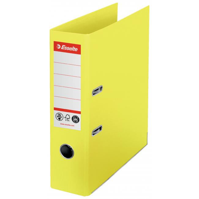 [ES627566] Hebelordner Esselte Nr. 1, Recyclingkarton, 7,5 cm, gelb