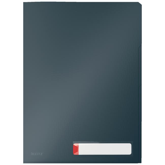 [ES716008] Leitz Cosy Sortierbeutel, 3-teilig, Samt, grau