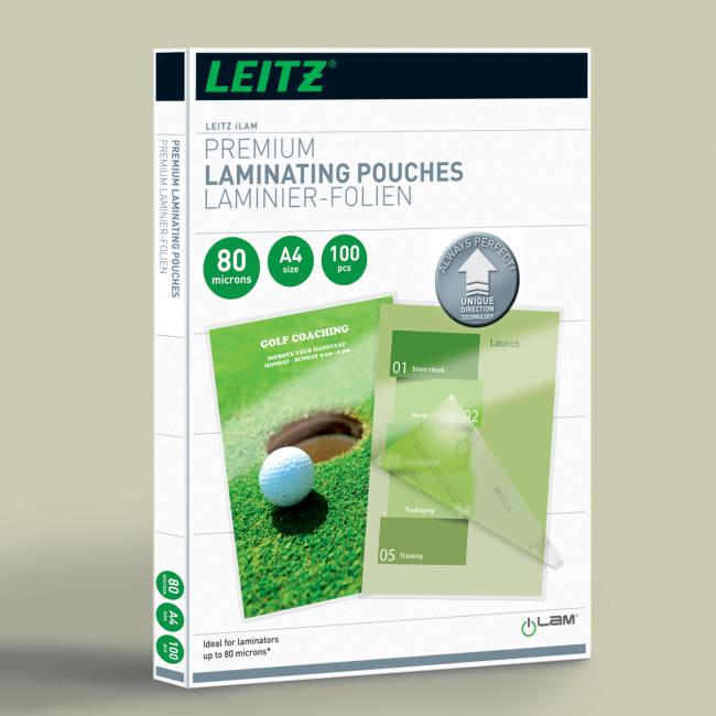 Leitz iLAM UDT A4 Laminierfolien, 80 mic, 100 Stk