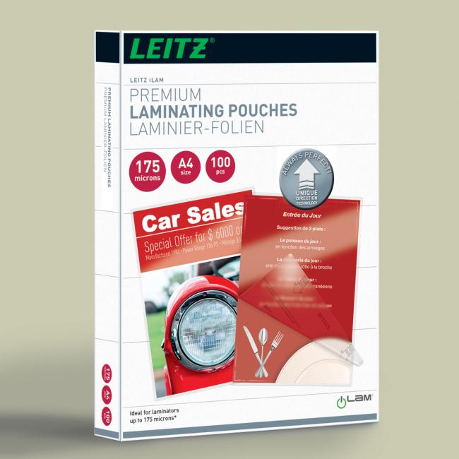 Leitz iLAM UDT A4 Laminierfolien, 175 mic, 100 Stk