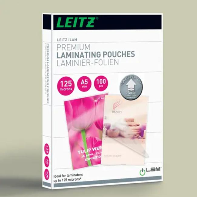 Leitz iLAM UDT A5 Laminierfolien, 125 µm, 100 Stück