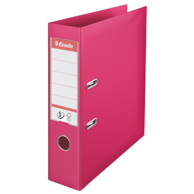 [ES811313] Hebelordner Esselte Nr. 1, Vollkunststoff, 7,5 cm, rosa