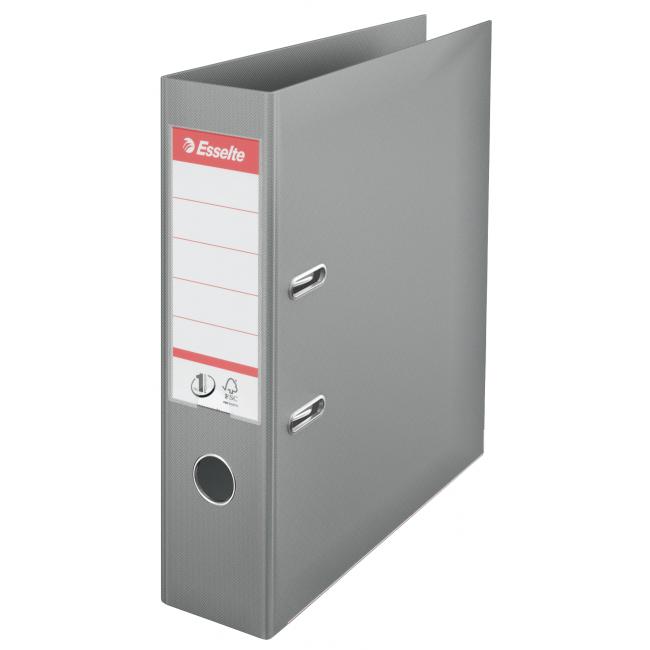 [ES811380] Hebelordner Esselte Nr. 1, Vollkunststoff, 7,5 cm, grau