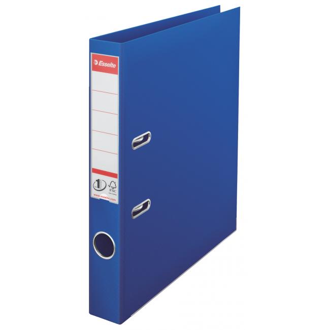 [ES811450] Hebelordner Esselte Nr. 1, komplett aus Kunststoff, 5 cm, blau