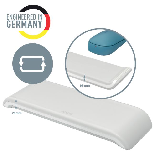 [ES830085] Leitz Cosy Ergo Verstellbare Maus-Handgelenkauflage, Grau