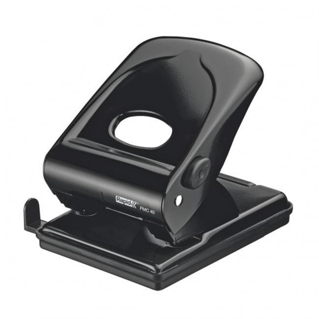 Rapid FMC 40 Locher für 40 Bleche, Ganzmetall, schwarz