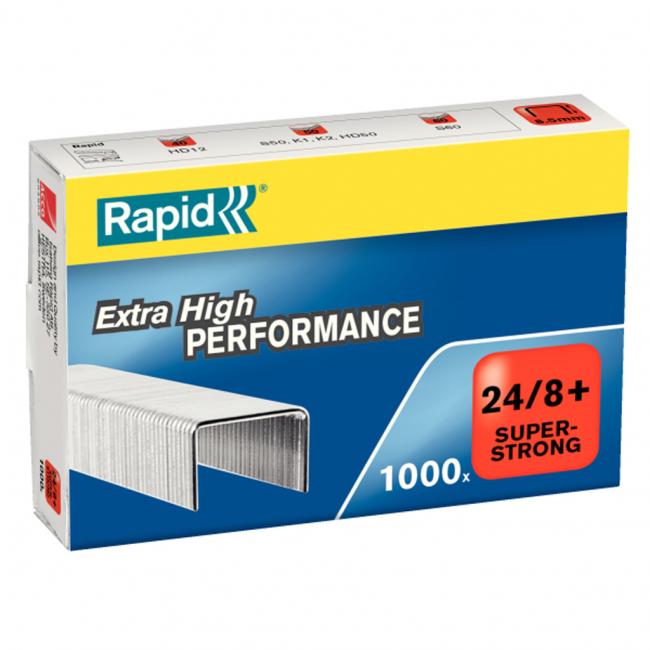 Rapid Super Strong Büroklammern, 24/8+ • 1000 Stück