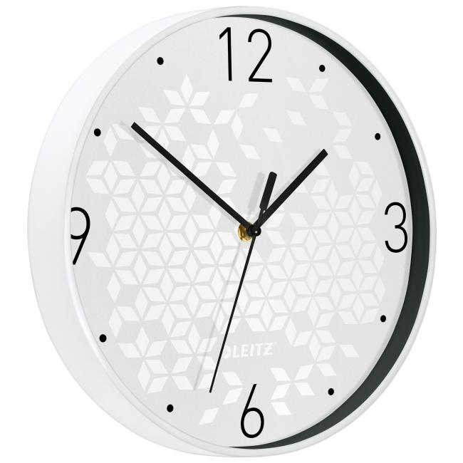 Wanduhr Leitz WOW weiß