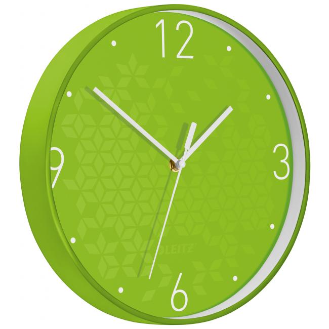 Leitz WOW Wanduhr grün